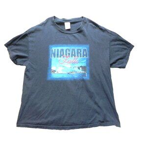Vintage Niagara Falls‎ Shirt Adult Large Short Sleeve Sightseeing Tour Mens